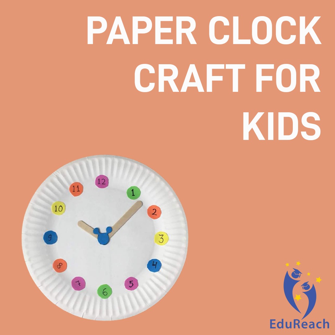 How to make a paper clock with a paperclip