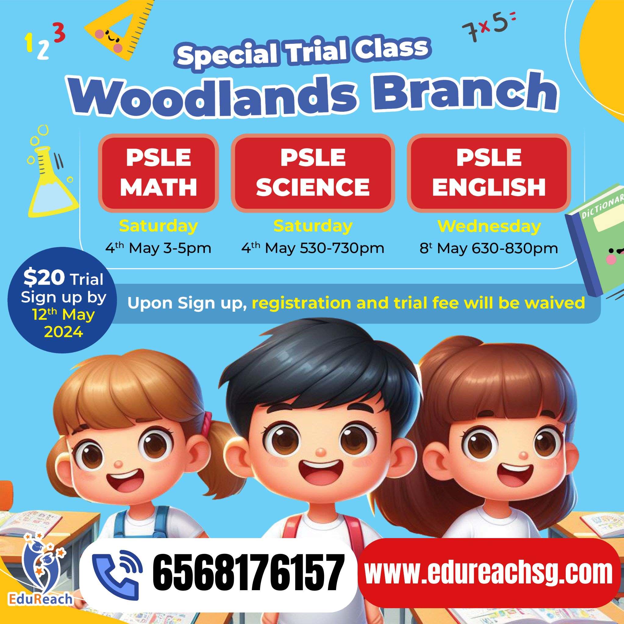 Math tuition centre in Woodlands