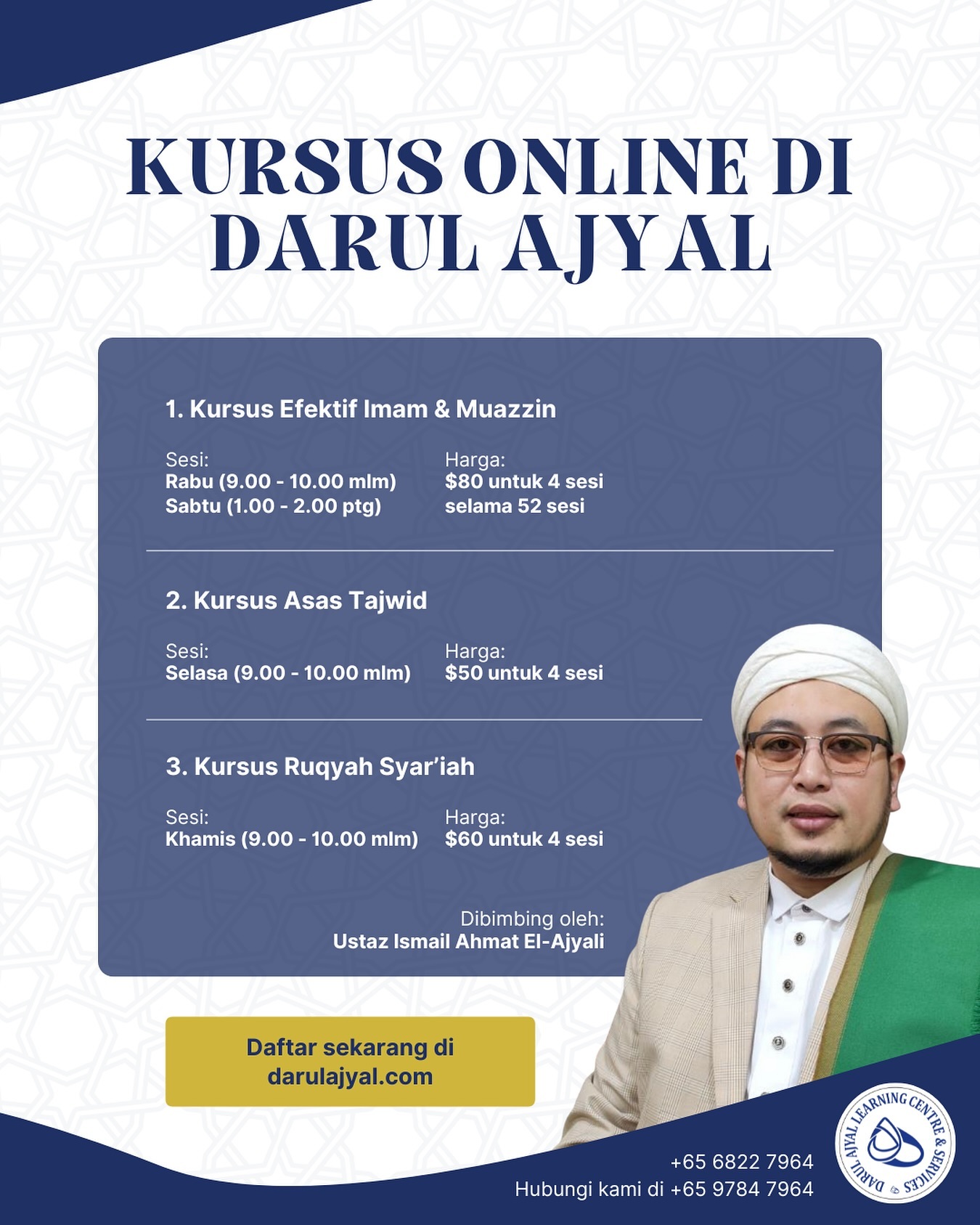 Kursus muazzin singapore