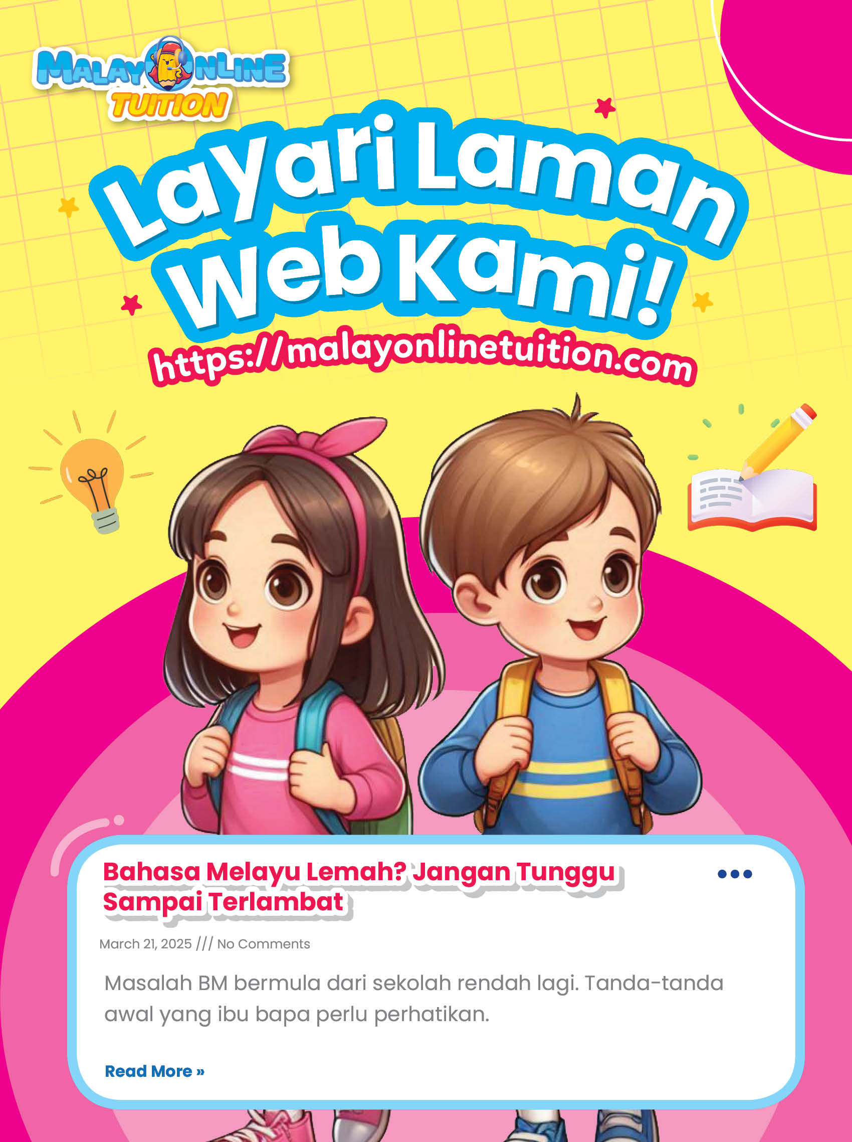   Kelas Melayu Online darjah 6 Malaysiamalayonlinetuition