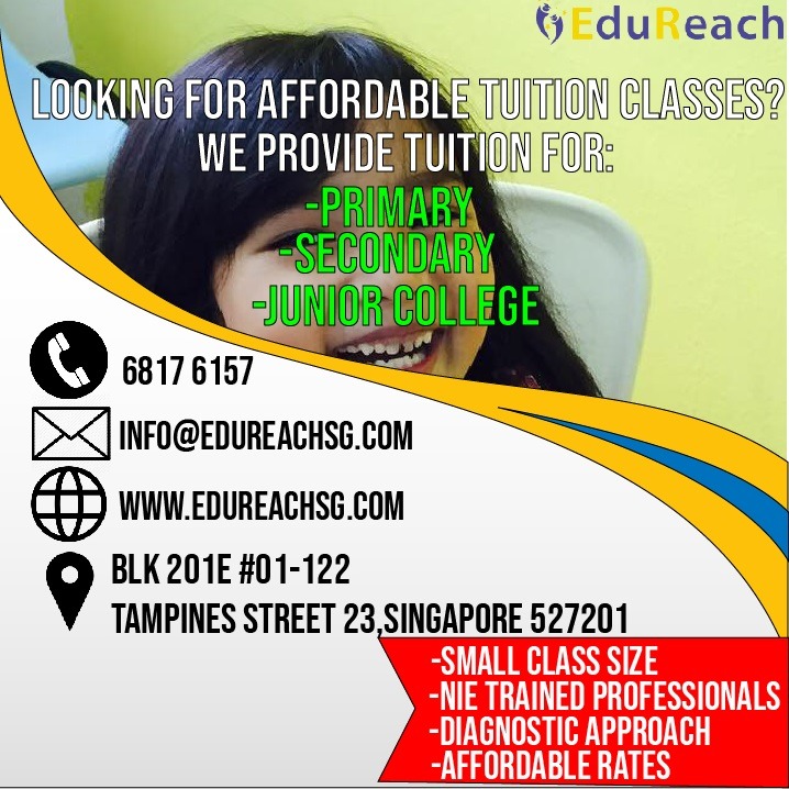 affordable math class at tampines eastIedureach