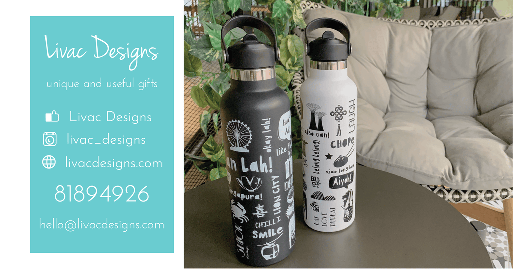 Unique Singapore water bottle