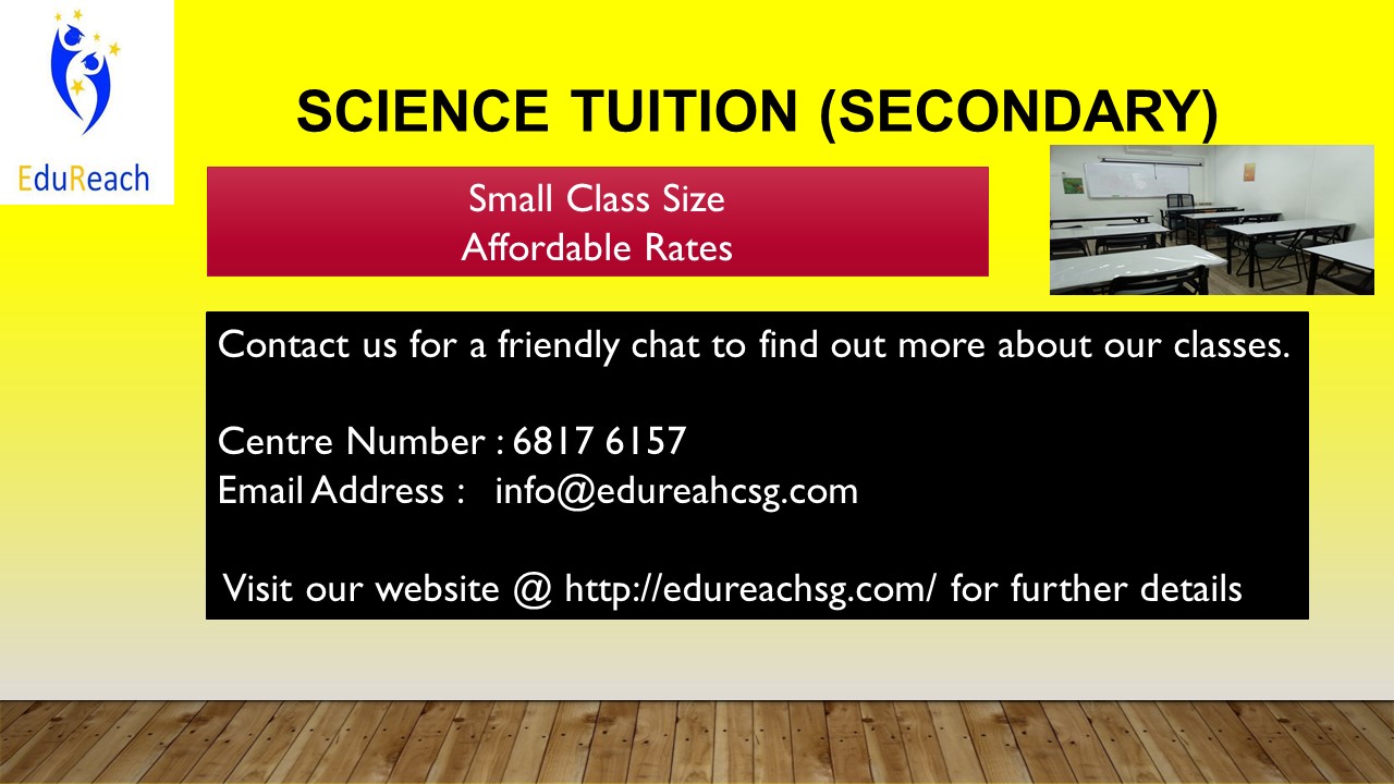 secondary science tuition in singapore