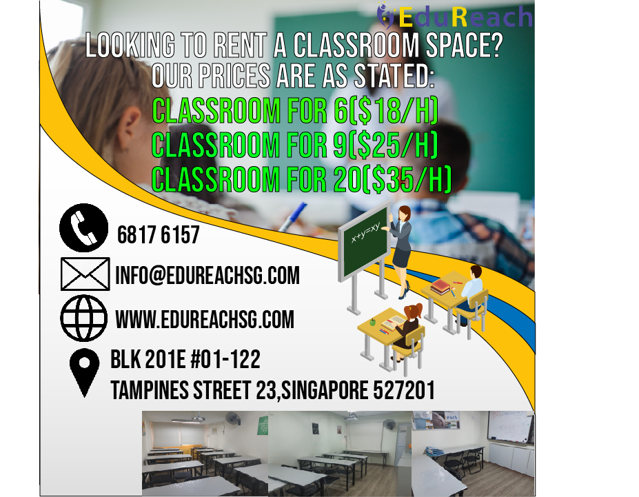 classroom space rental tampines